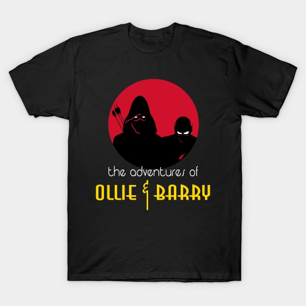 the adventures of Ollie and Barry T-Shirt by Federation Skum Kosplay